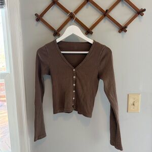 Brandy Melville Button-Up Top